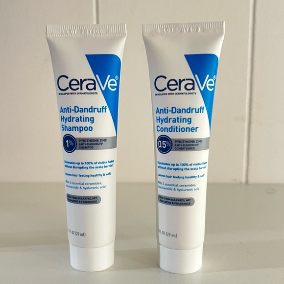 cerave Other - NEW Travel Size CeraVe Anti- 
Dandruff Shampoo and Conditioner
